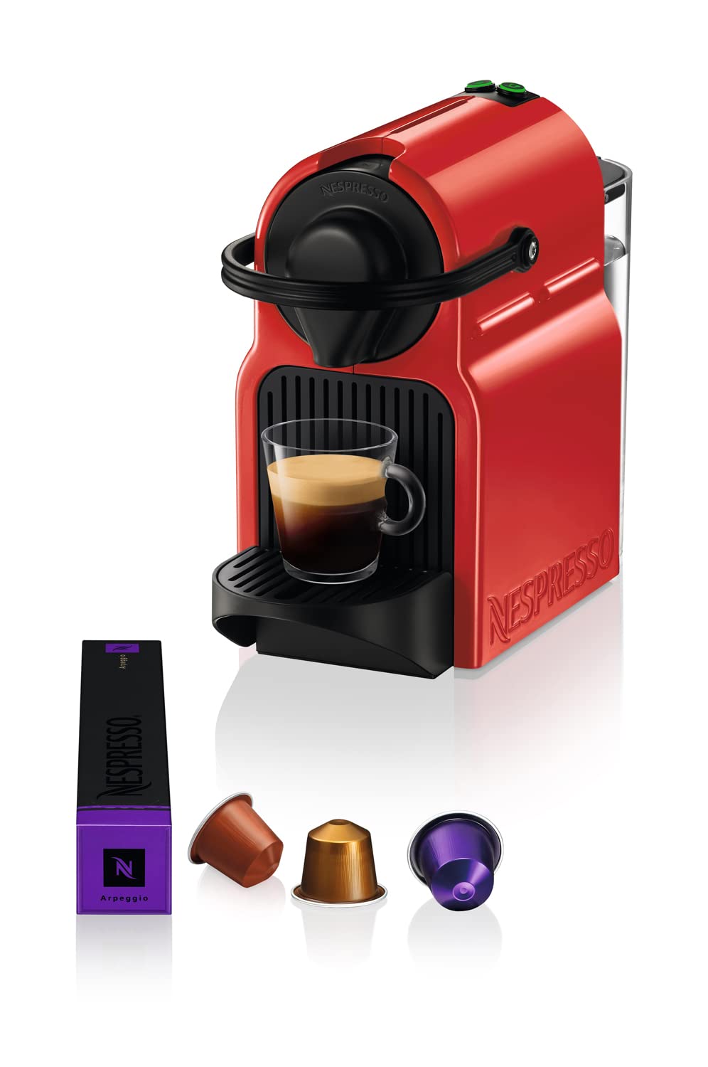 Machine à Café Expresso Inissia Rouge Rubis - Réservoir 0,7L - XN100510