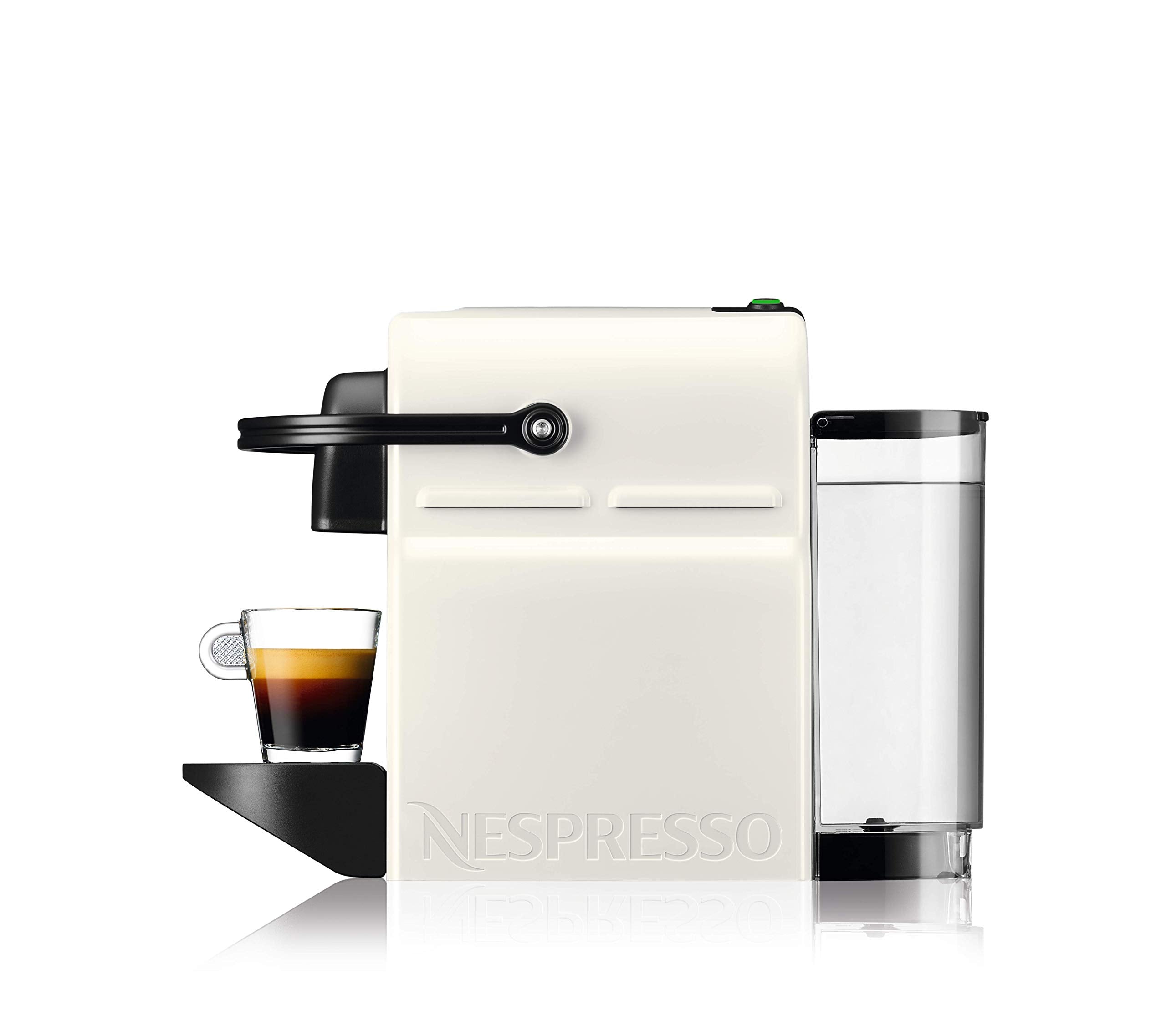Pack Machine à Café Inissia Rouge Rubis + Aeroccino Blanc - Mousseur à Lait Inclus
