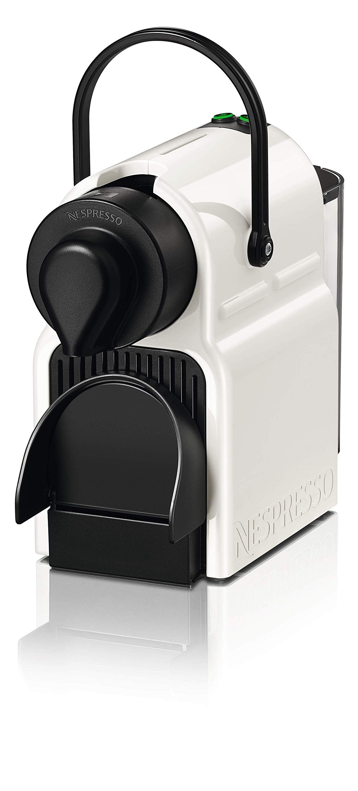 Pack Machine à Café Inissia Rouge Rubis + Aeroccino Blanc - Mousseur à Lait Inclus